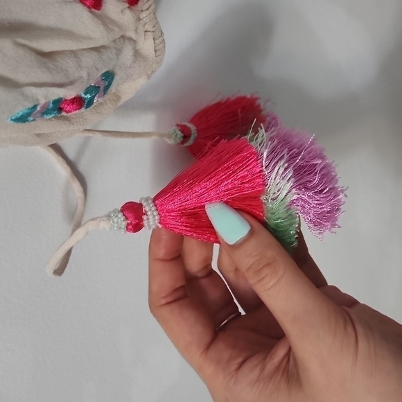 ROCOCO SAND X REVOLVE Off the Shoulder Top Cold Shoulder Boho b99 - Picture 9 of 11